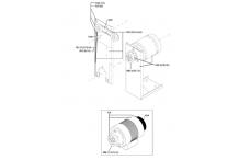 Recambios itv  pulsar motor turvina con soporte y tensor