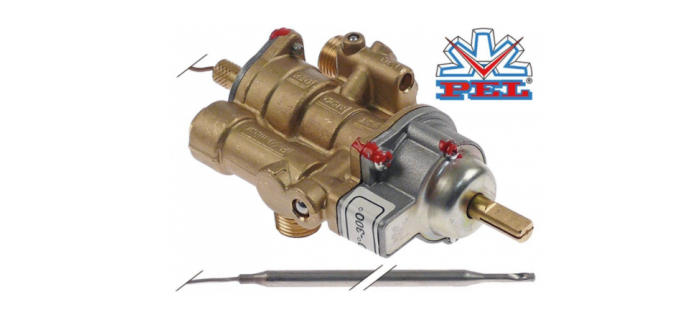 Grifo gas termostático pel25st freidora