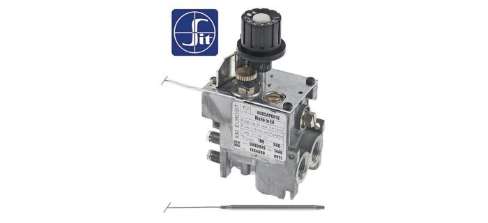 Válvula tipo serie 630 Eurosit 100-340°C entrada gas 3/8" salida gas 3/8" SIT