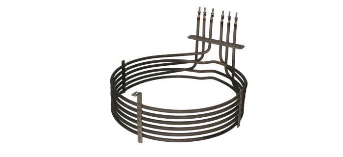 Resistencia horno 7800w 230v Ø280mm Inoxtrend