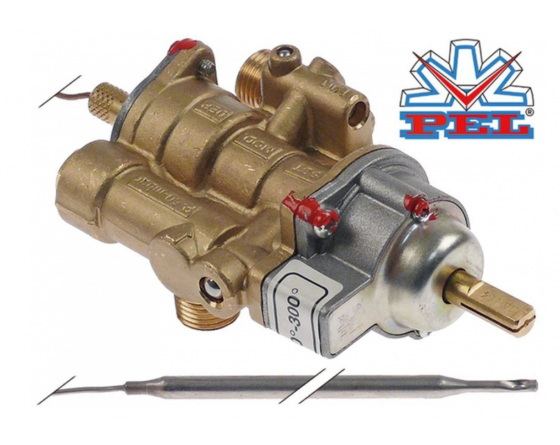 GRIFO GAS TERMOSTÁTICO PEL25ST FREIDORA