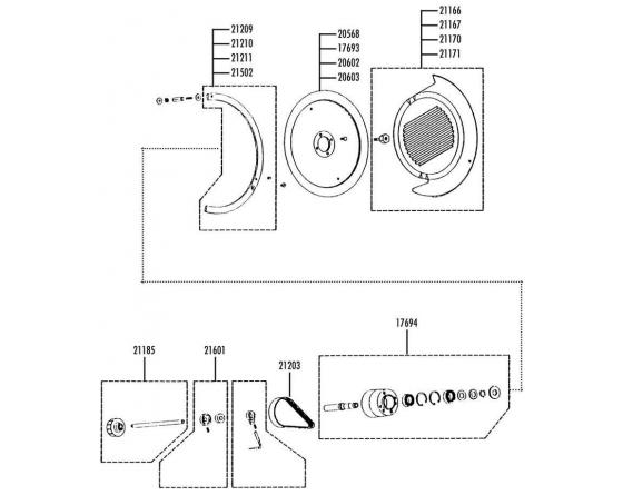 Aro cuchilla cortadora usa-300 braher