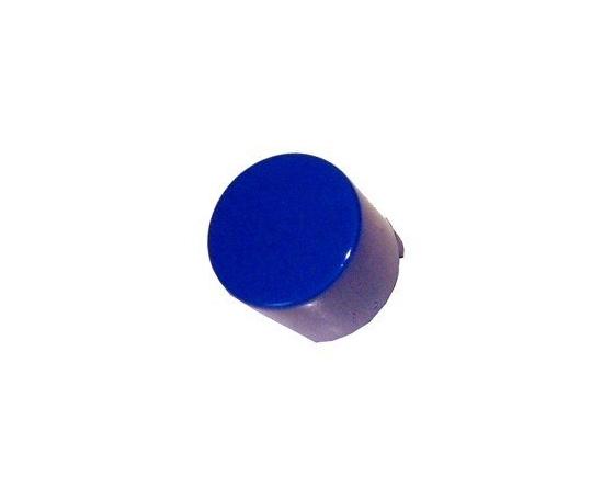 Boton pulsador azul crystaline