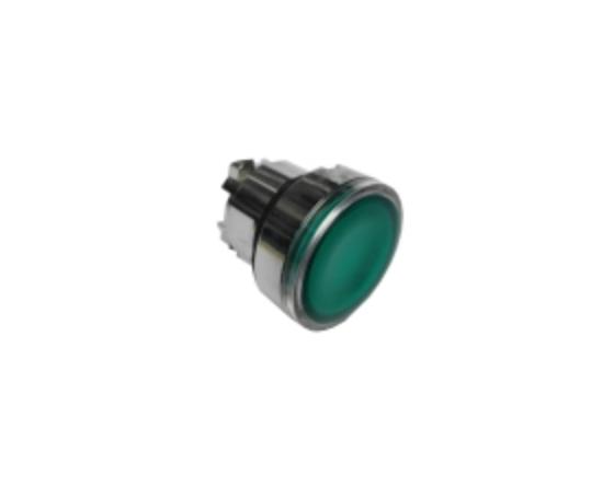 Cabeza pulsador interruptor verde jemi