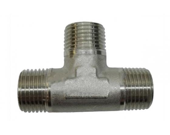 Racor T 1/2x1/2x1/2 Macho Mareno, Pel