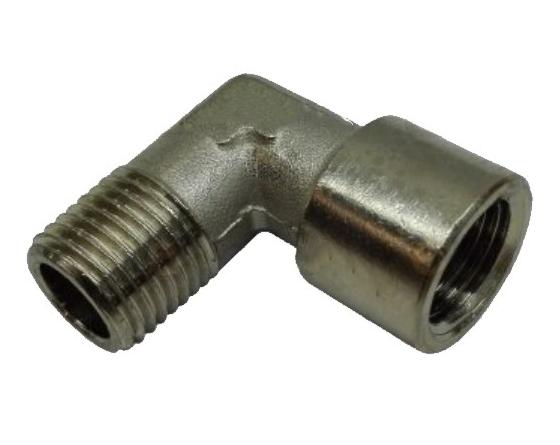 Racor Codo 1/4x1/4 Macho-Hembra Brasilia