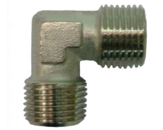Racor Codo 1/2"x1/2" Macho-Macho Varios (2 unidades)