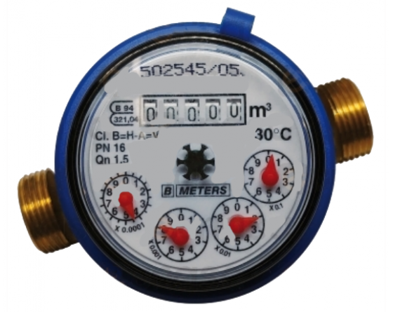 CONTADOR AGUA FRIA 5 RODILLOS 3/4 VARIOS