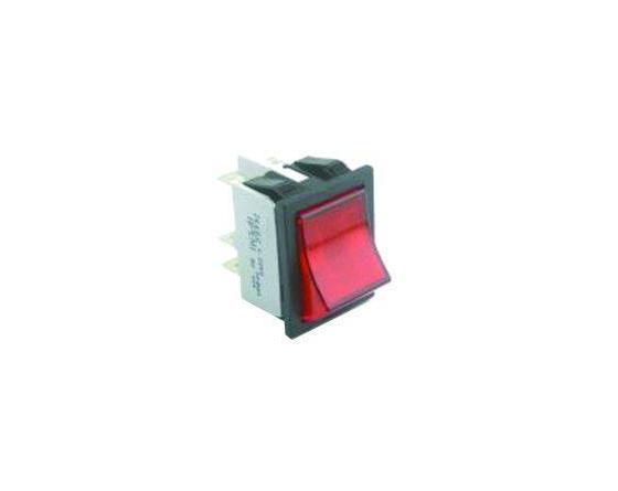 Conmutador rojo 30x22mm 230v frio-calor