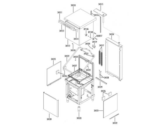 Embellecedor derecho panel mandos river 80 elettrobar