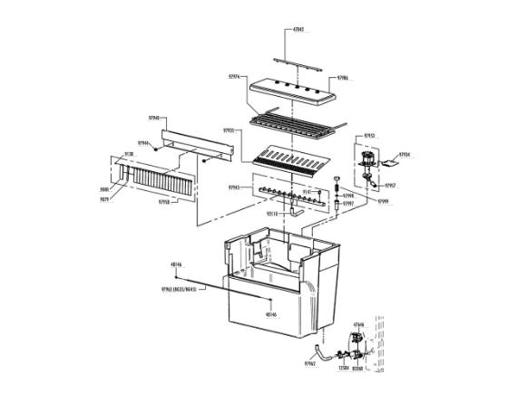 Evaporador 40g delta ng35/ng45 fabricador itv