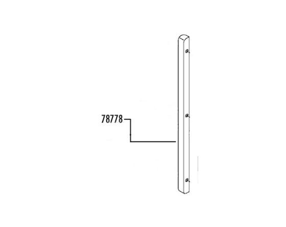 Guia izquierda puerta ad-15/ad-15d fagor