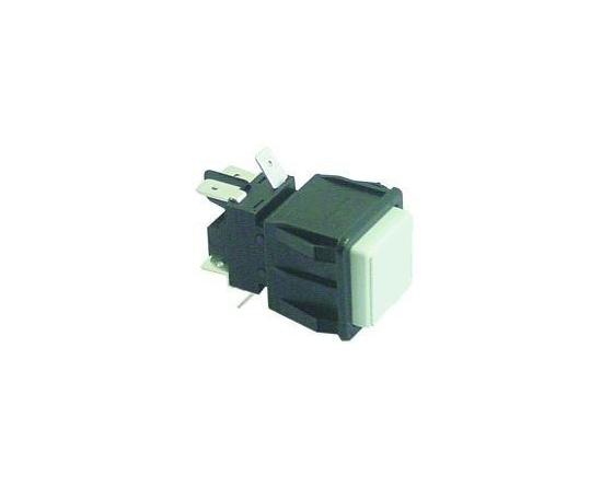 Interruptor blanco 28x28mm 230v bipolar mach