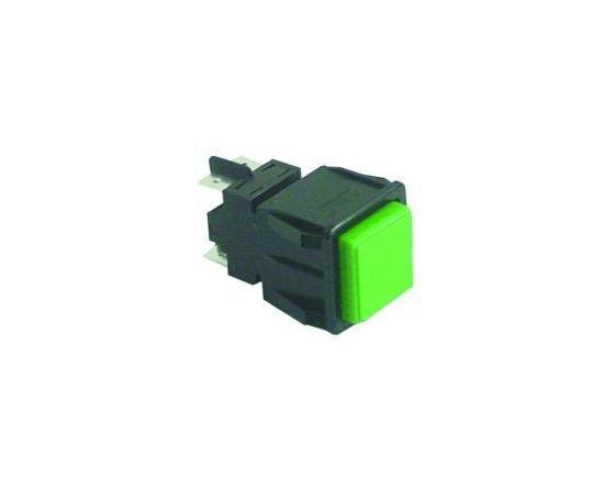 Interruptor verde 28x28mm 230v bipolar mach