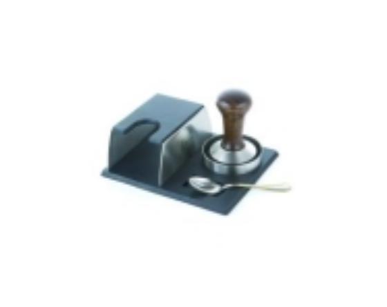 Kit base portafiltro + tamper con base