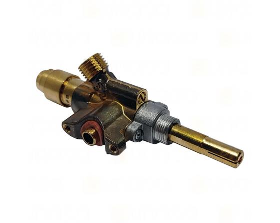 Grifo Gas Plancha Eje Ø8mm Salida 1/4"