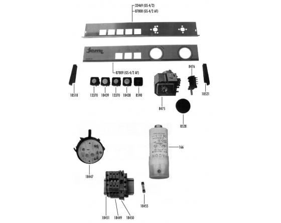 Membrana forntal mandos gs-4/2 af jemi
