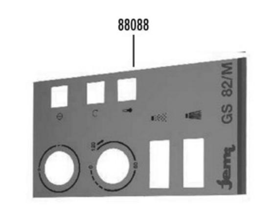 Membrana frontal mandos gs-82m jemi