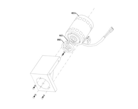 Motor turbina fabricador hielo star itv