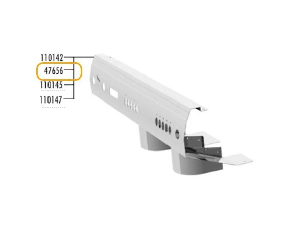 Panel frontal superior 3 grupos g-10 expobar