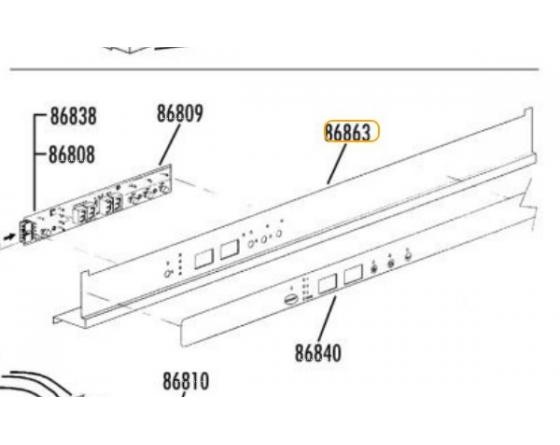 Panel placa electronica electron 1000 dihr