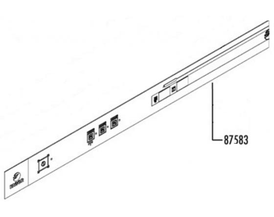 Pegatina panel mandos ad-48d fagor