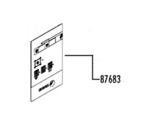 Pegatina panel mandos ade-120b fagor