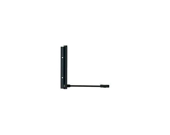 Perno muelle brazo para puertas color negro