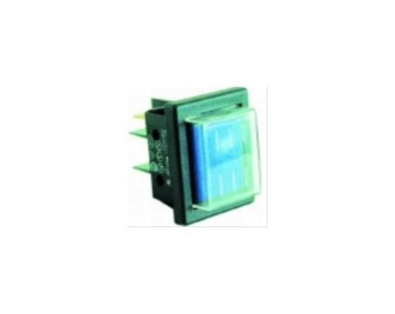 Piloto azul 30x22mm 230v con funda aristarco