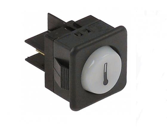 Piloto blanco 25x25mm 230v temperatura jemi