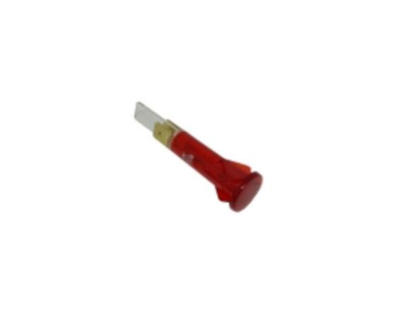 Piloto rojo Ø10mm 230v faston