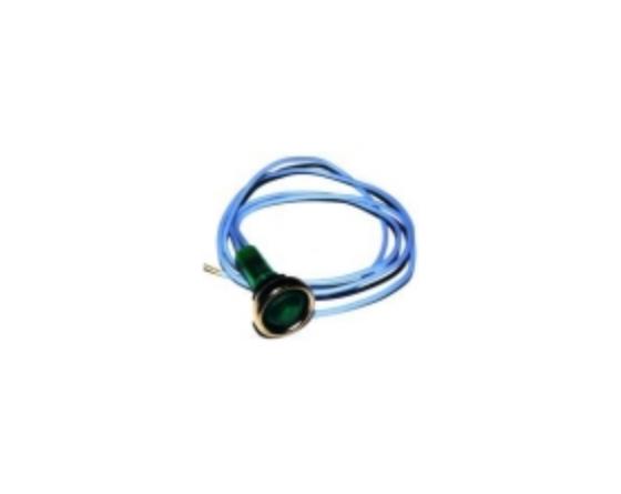 Piloto verde Ø10mm 230v con cable varios