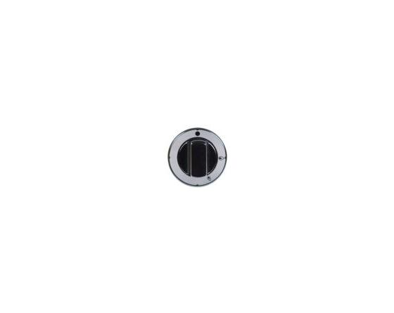 Pomo grifo de gas sin llama piloto pel20 ø 70mm eje ø 8x6,5mm parte plana universal negro