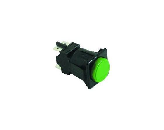 Pulsador bipolar 230v verde gs4 lamber