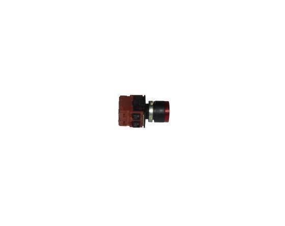 Pulsador rojo 230v t1650 silanos