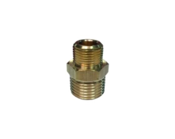 Racor 3/8x1/2 macho-macho
