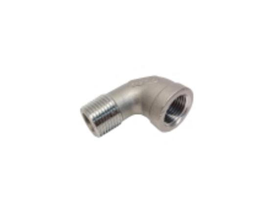 Racor codo 1/2 inox conexion manguito bomba elframo
