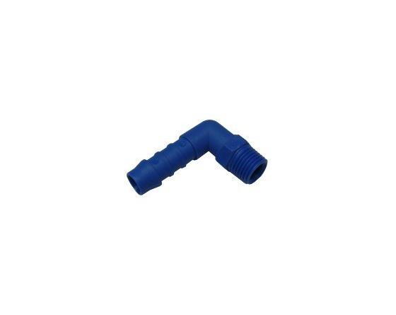 Racor codo 1/4 x Ø10mm silanos