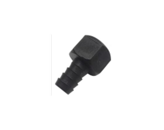 Racor recto 1/2 x Ø12mm plastico jemi