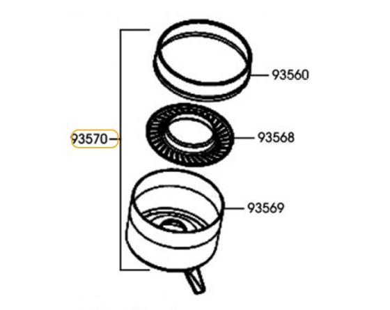 Recogedor zumo exprimidor nº38 santos