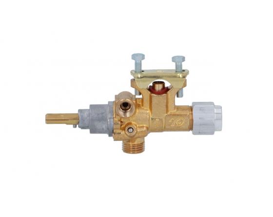 Grifo Gas Brida Tubo Ø21mm Empalme M16x1,5mm MARENO ALI