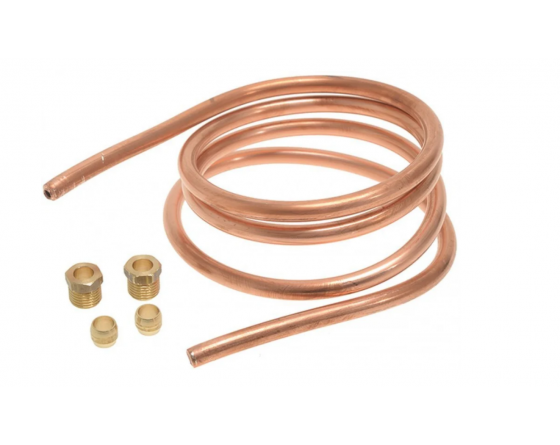 tubo de cobre JUEGO TUBO DE COBRE 1x6 mm - 1 mt