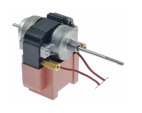 MOTOR DE VENTILADOR 220-240V 50HZ 5W EJE Ø 4MM L 140MM AN 65MM H 76MM