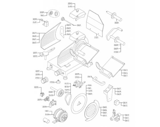Soporte apoyo mercancia gc-250 sammic
