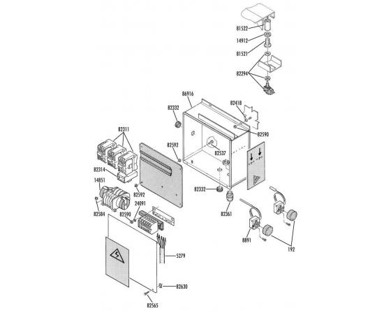 Soporte componentes electricos ls1105