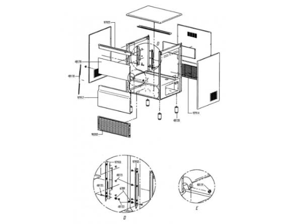 Soporte cortina ng35/ng45 fabricador itv