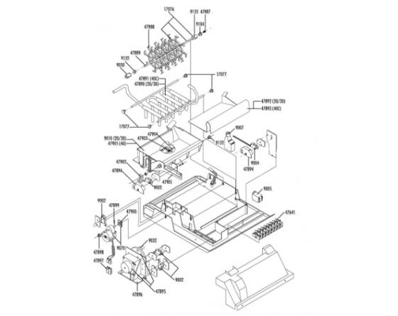 Soporte evaporador quasar 20/30/40c itv
