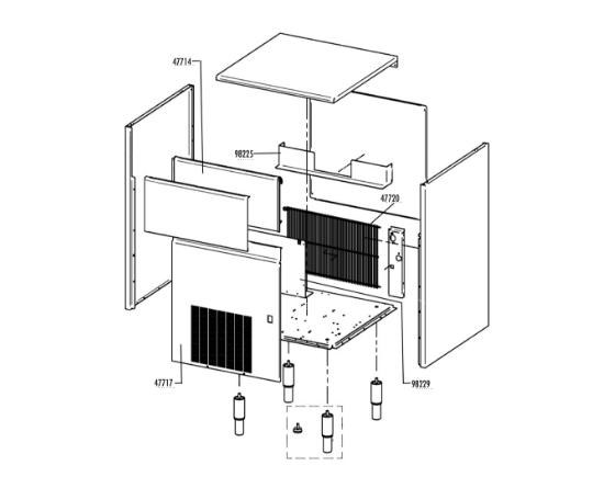 Soporte panel frontal orion 80 itv