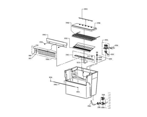 Tapa evaporador ng80 fabricador hielo itv