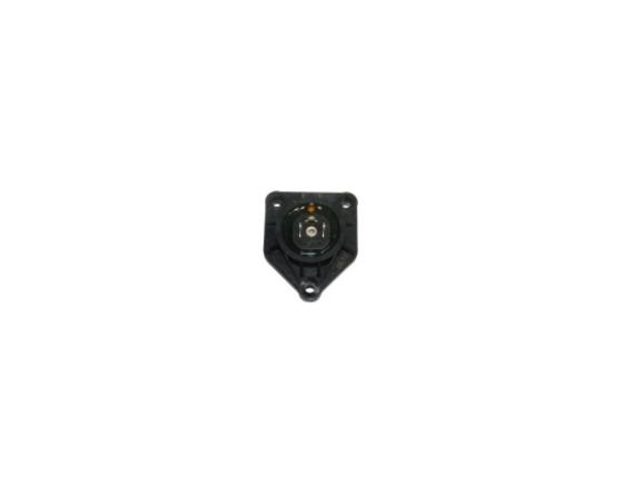 Tapa volutron 3 conexiones negro plastico